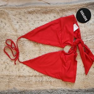 Babyboo O-ring Halter Crop